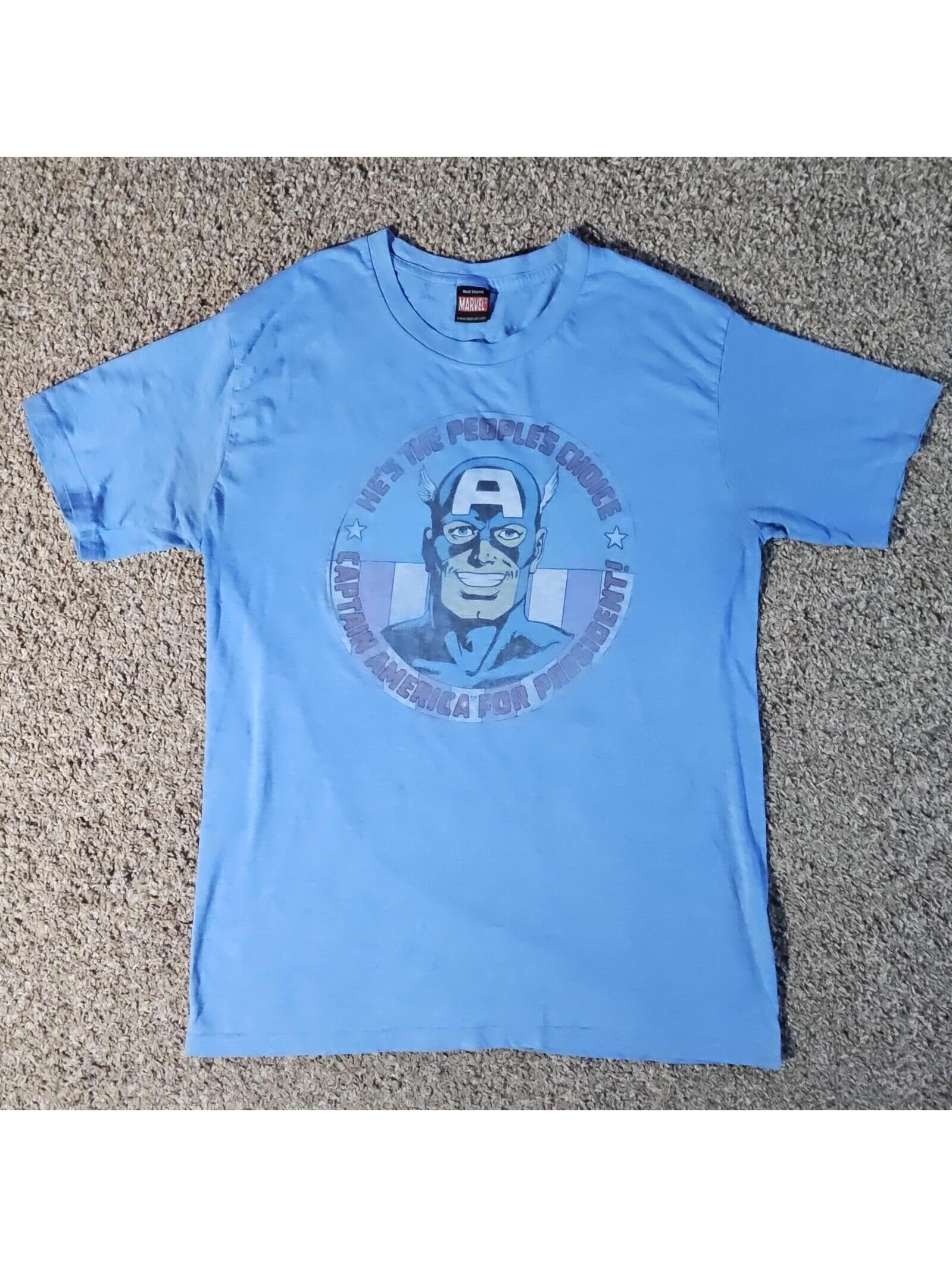 Marvel Captain America Shirt Mens L Mad Engine Avenger